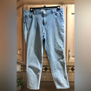 Lands’ End Light Blue Capri Jeans Sz. 18 T